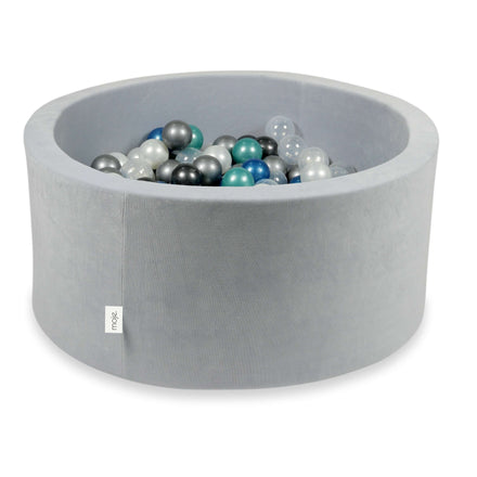 Moje Ballenbad 90x40cm | Soft Velvet Light Grey
