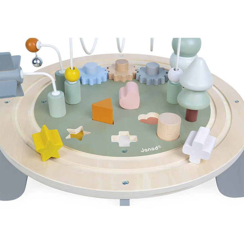 Janod sweet cocoon activity table 5 functies +12m