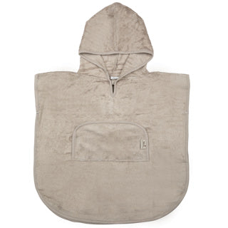 Timboo Poncho Met V-Hals Bamboo 4-6Y | Feather Grey