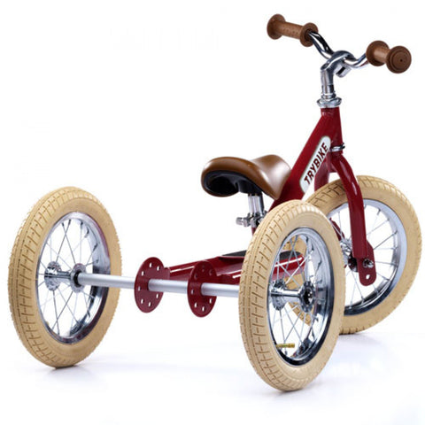 Trybike Steel loopfiets 2-in-1 Vintage Red